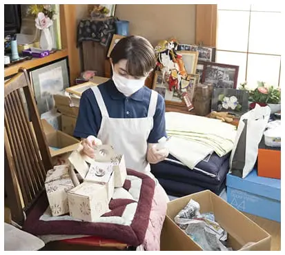 モノの仕分け作業のイメージ画像